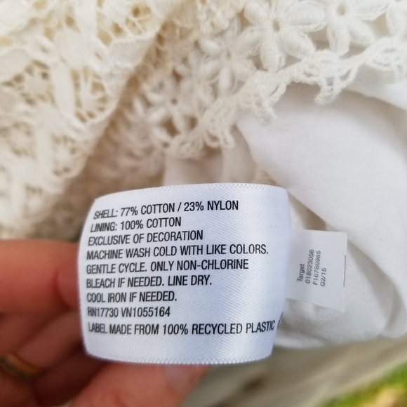 Merona XXL Tank, Lacey, Double Layer Cotton - Picture 7 of 7